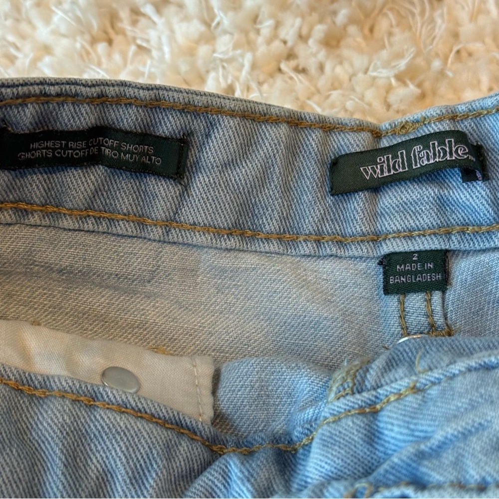 Wild Fable High Rise Cutoff Shorts - Picture 3 of 3